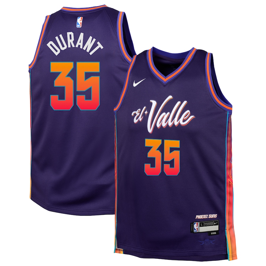 Youth Phoenix Suns Kevin Durant Nike Purple  Swingman Replica Jersey - City Edition - ujerseystore