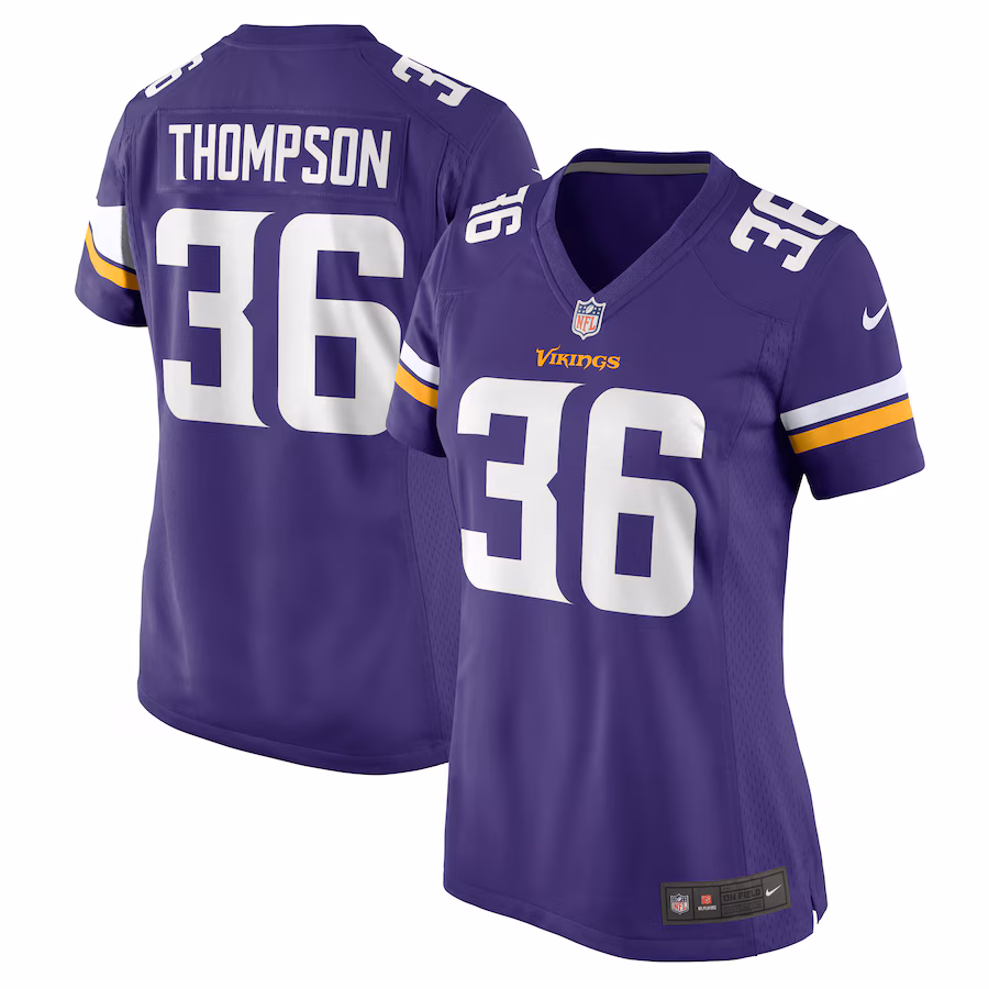 Women's Minnesota Vikings NaJee Thompson Nike Purple Game Jersey - ujerseystore