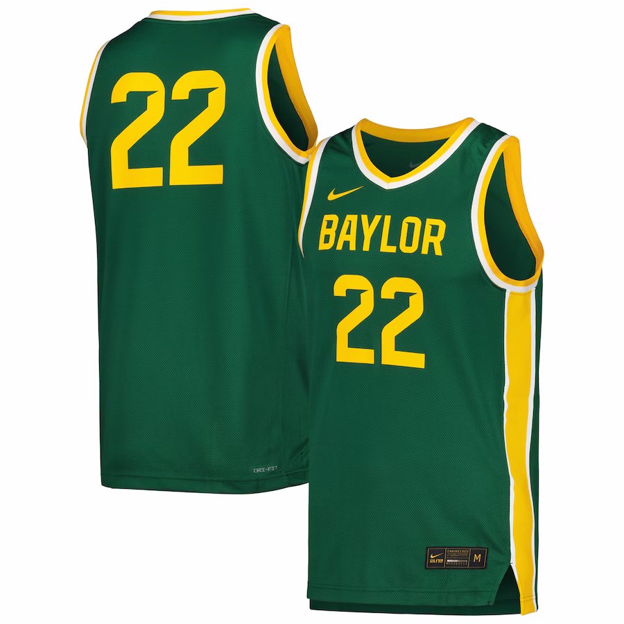Baylor Bears Nike Unisex Replica Basketball Jersey - Green - ujerseystore