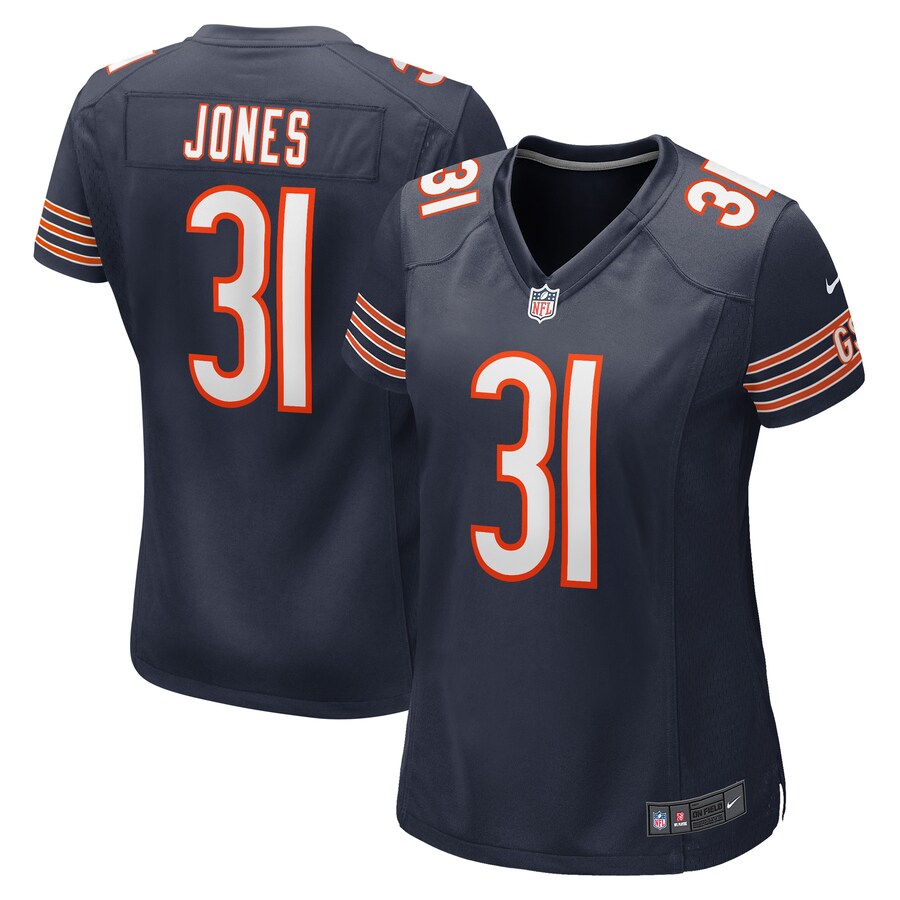 Women's Chicago Bears Jaylon Jones Nike Navy Game Player Jersey - ujerseystore