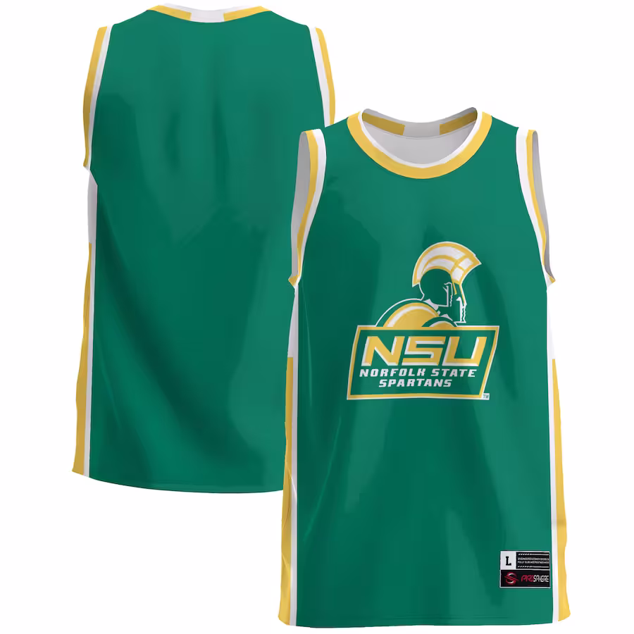 Norfolk State Spartans GameDay Greats  Lightweight Basketball Jersey - Green - ujerseystore