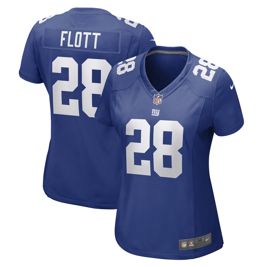 Women's New York Giants Cor'Dale Flott Nike Royal Game Player Jersey - ujerseystore