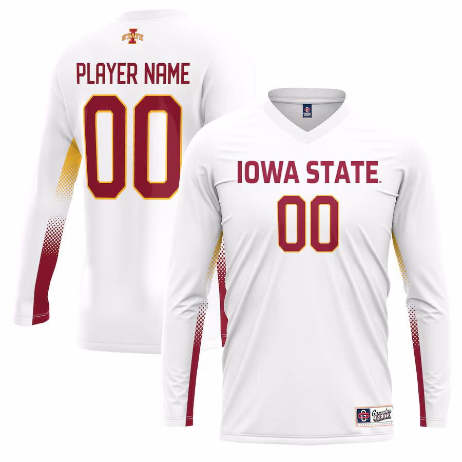 Iowa State Cyclones GameDay Greats Unisex NIL Lightweight Volleyball Jersey - White - ujerseystore