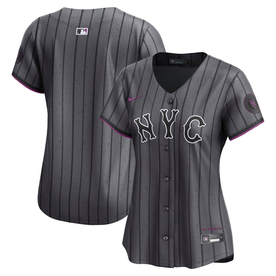 Women's New York Mets Nike Gray City Connect Limited Jersey - ujerseystore