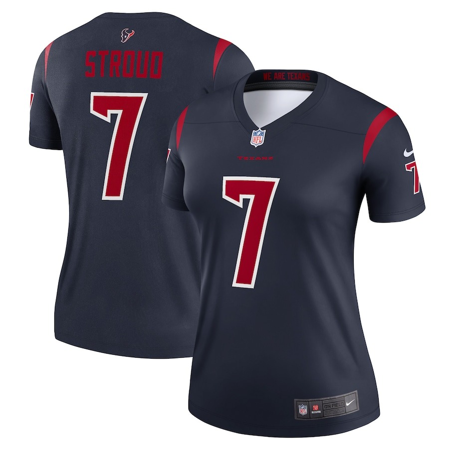 Women's Houston Texans C.J. Stroud Nike Navy  Legend Jersey - ujerseystore