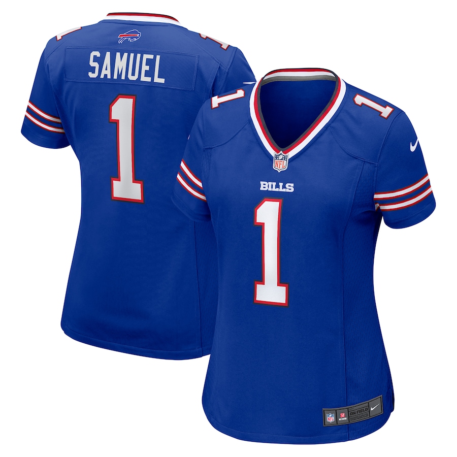 Women's Buffalo Bills Curtis Samuel Nike  Royal  Game Jersey - ujerseystore
