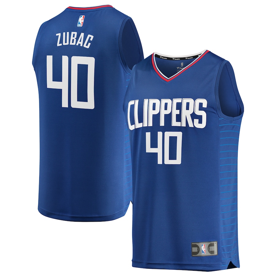 Men's LA Clippers Ivica Zubac Fanatics Royal Fast Break Replica Jersey - Icon Edition - ujerseystore