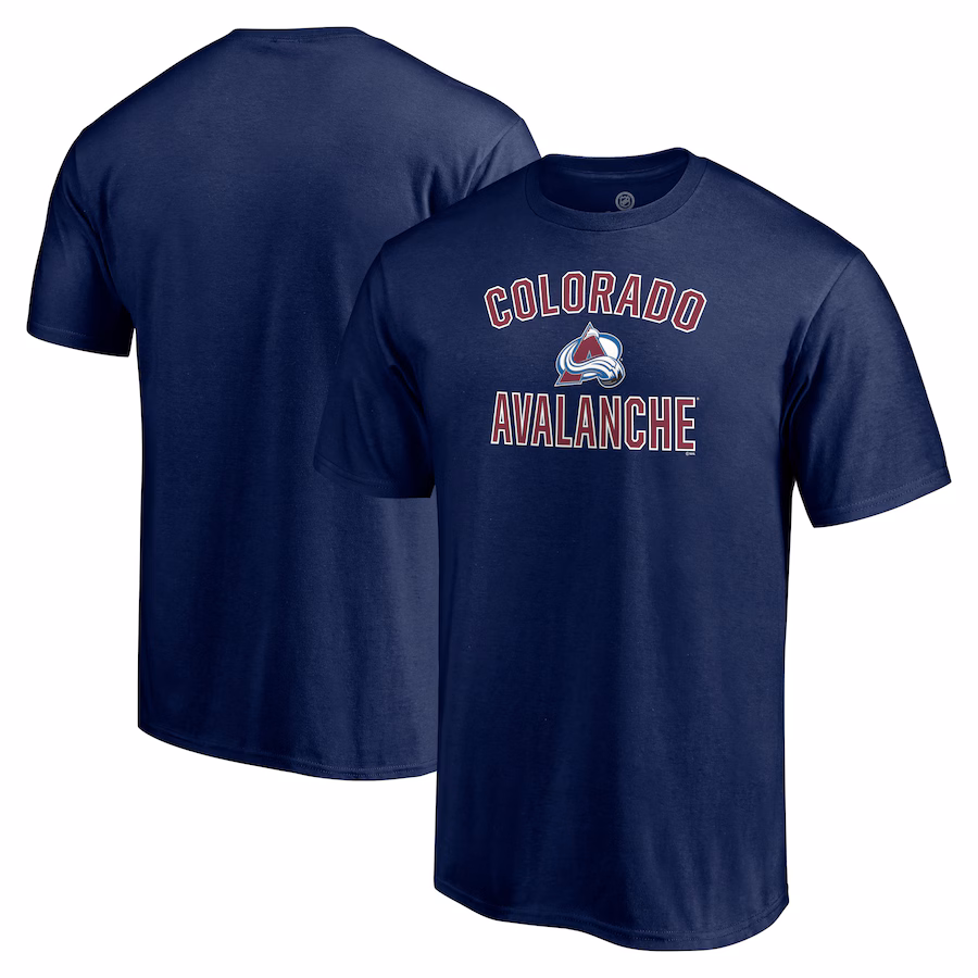 Men's Colorado Avalanche Navy Victory Arch Team T-Shirt - ujerseystore