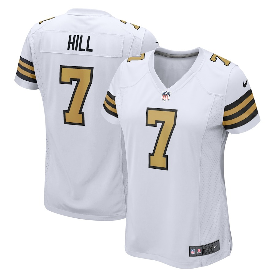 Women's New Orleans Saints Taysom Hill Nike  White Alternate Game Jersey - ujerseystore