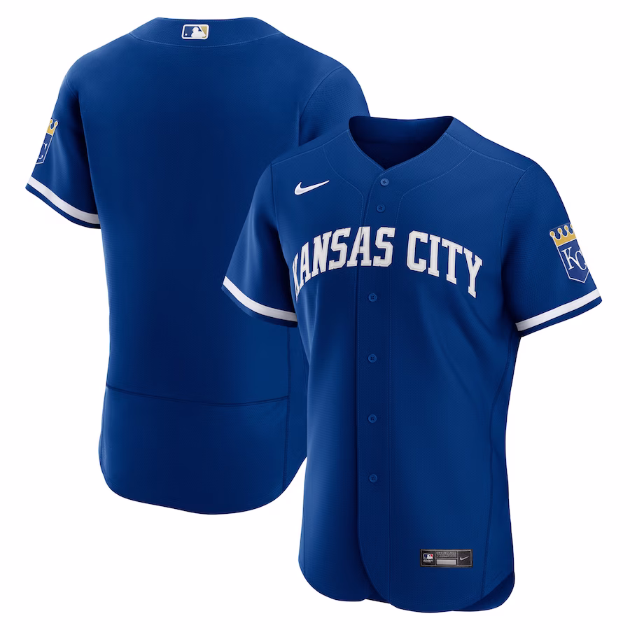 Men's Kansas City Royals Nike Royal 2022 Alternate Authentic Jersey - ujerseystore