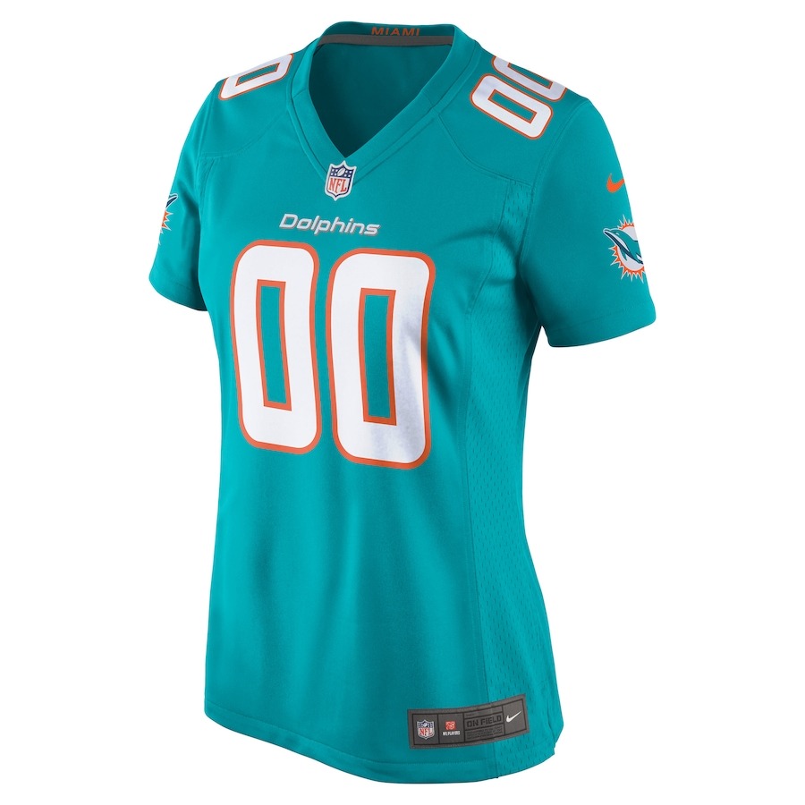 Women's Nike Aqua Miami Dolphins Custom Game Jersey - ujerseystore