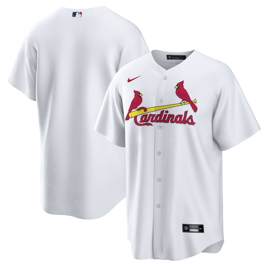 Men's St. Louis Cardinals Nike White Home Replica Team Jersey - ujerseystore