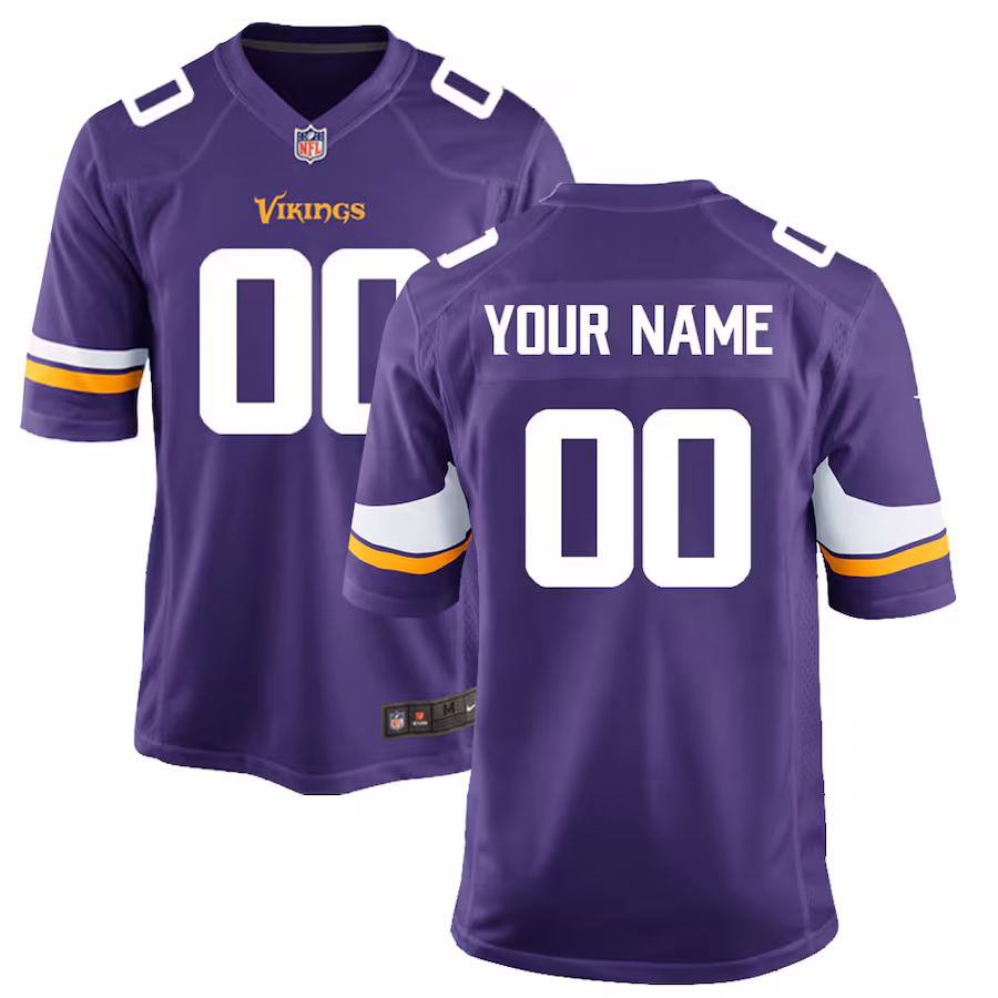 Nike Minnesota Vikings Youth Custom Game Jersey - ujerseystore
