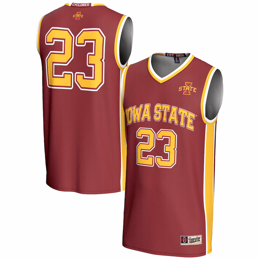 Youth GameDay Greats #23 Cardinal Iowa State Cyclones Lightweight Basketball Jersey - ujerseystore