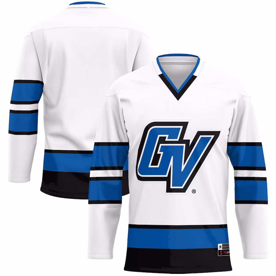 Grand Valley State Lakers GameDay Greats Hockey Jersey - Blue - ujerseystore