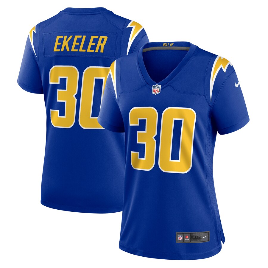 Women's Los Angeles Chargers Austin Ekeler Nike Royal Game Jersey - ujerseystore