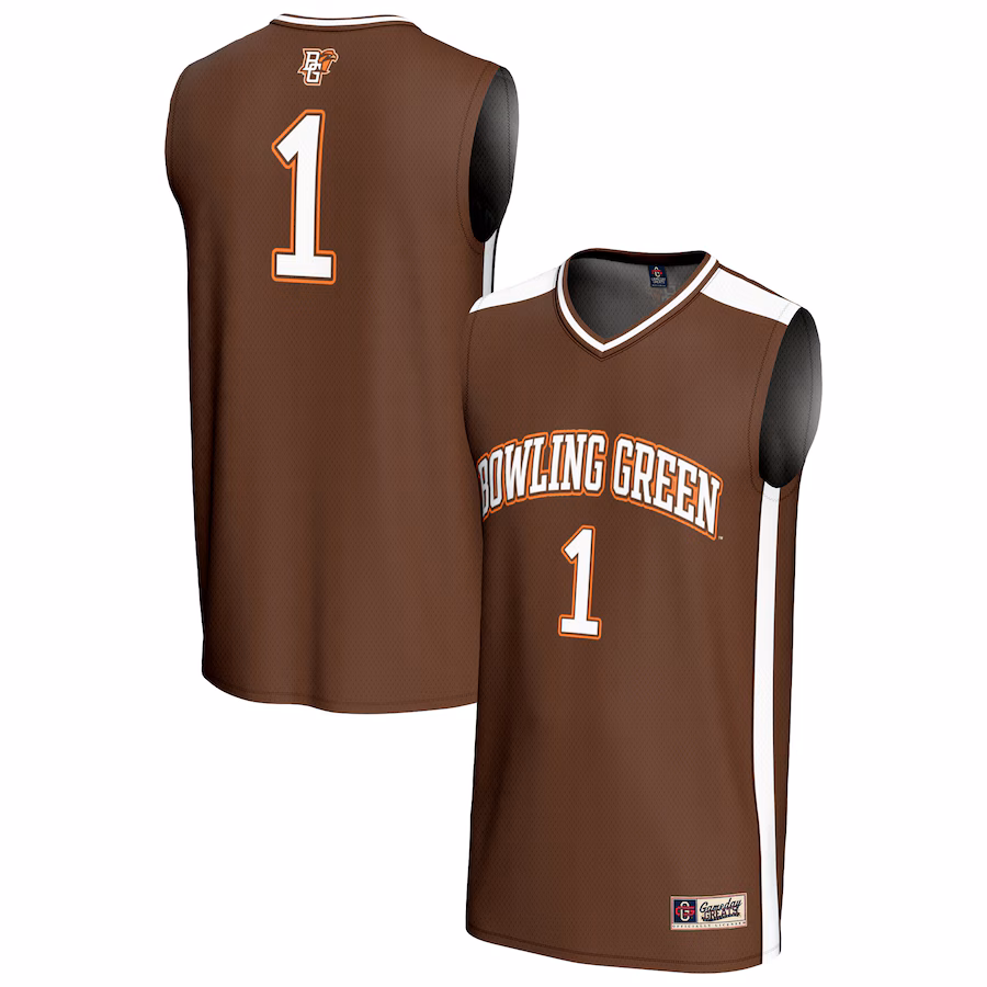 Youth GameDay Greats #1 Brown Bowling Green St. Falcons Lightweight Basketball Fashion Jersey - ujerseystore