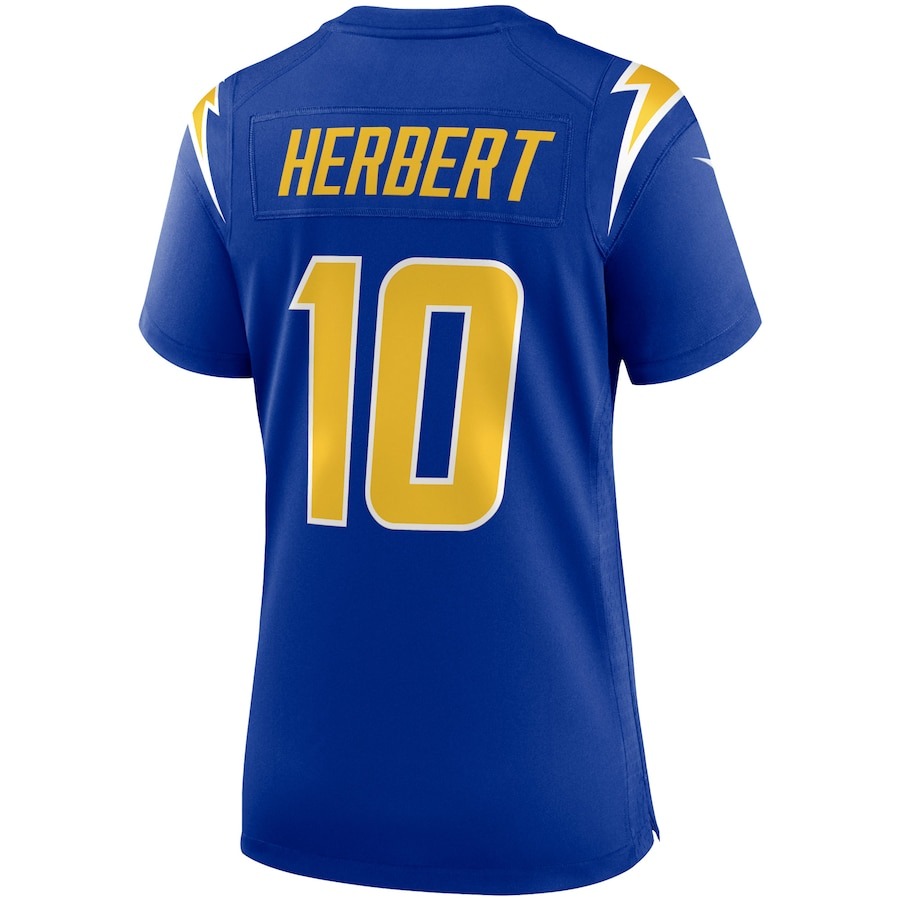 Women's Los Angeles Chargers Justin Herbert Nike Royal Game Jersey - ujerseystore