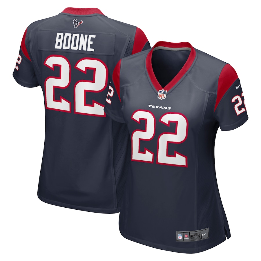 Women's Houston Texans Mike Boone Nike Navy Game Player Jersey - ujerseystore
