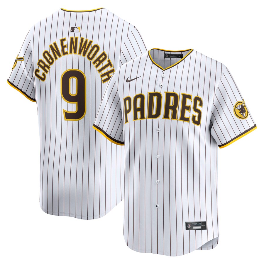 Men's San Diego Padres Jake Cronenworth Nike White Alternate Limited Player Jersey - ujerseystore