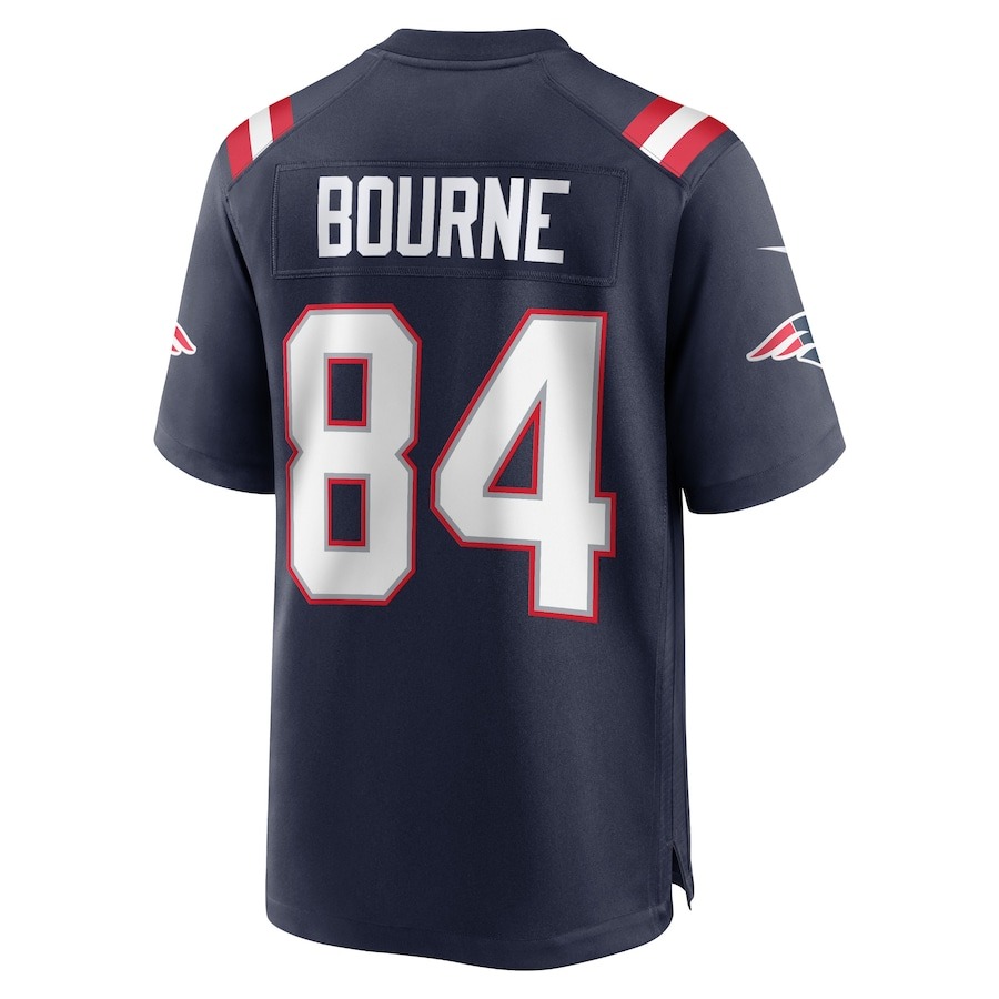 Men's New England Patriots Kendrick Bourne Nike Navy Game Jersey - ujerseystore