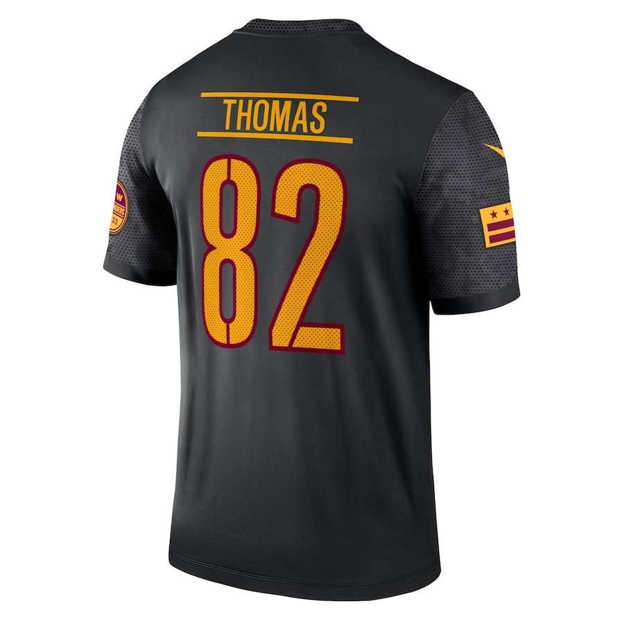Men's Washington Commanders Logan Thomas Nike Black Alternate Legend Jersey - ujerseystore