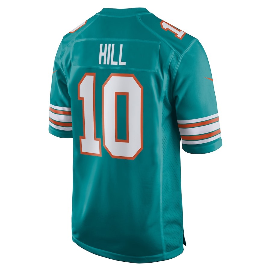 Men's Miami Dolphins Tyreek Hill Nike Aqua Alternate Game Jersey - ujerseystore