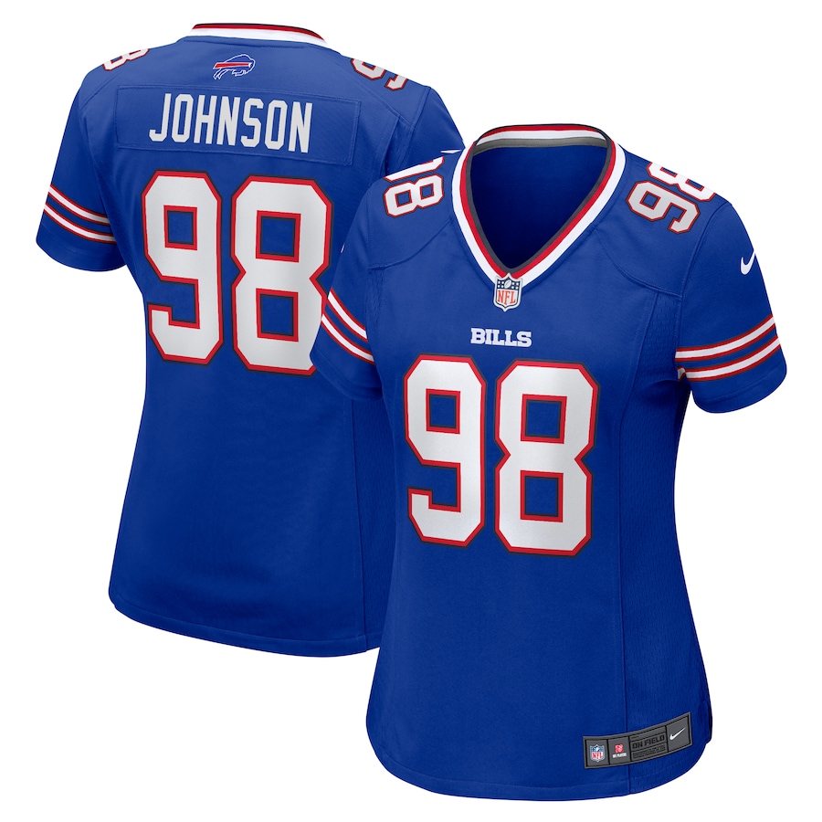 Women's Buffalo Bills Austin Johnson Nike  Royal Team Game Jersey - ujerseystore