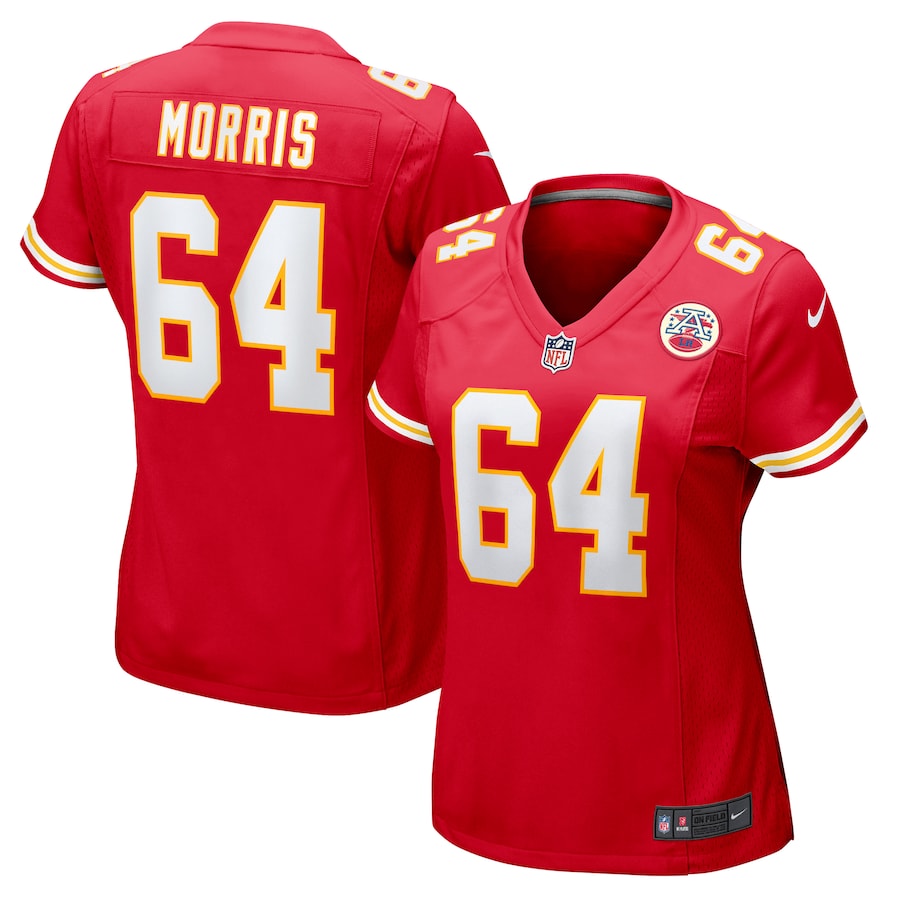 Women's Kansas City Chiefs Wanya Morris Nike Red Game Jersey - ujerseystore