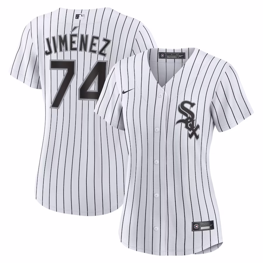 Women's Chicago White Sox Eloy Jimenez Nike White Home Replica Player Jersey - ujerseystore