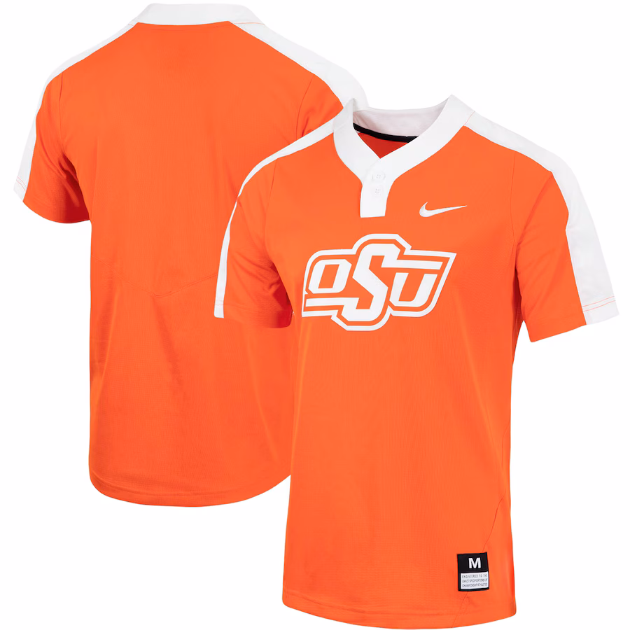 Nike Orange Oklahoma State Cowgirls Replica 2-Button Softball Jersey - ujerseystore