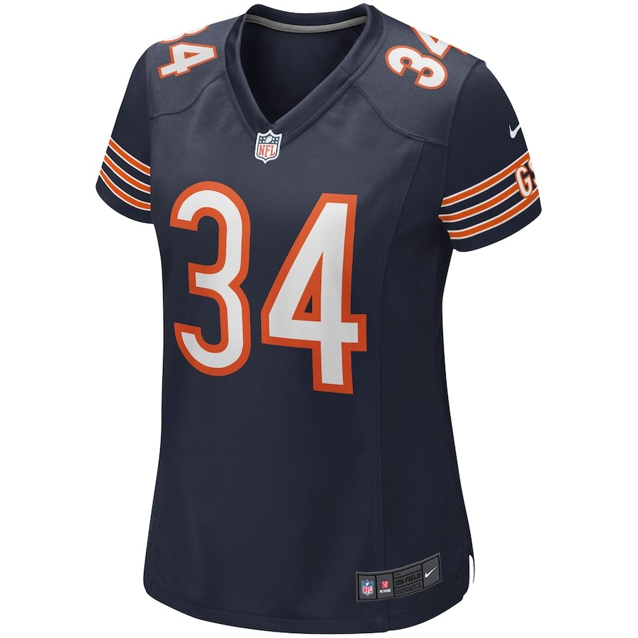 Women's Chicago Bears Walter Payton Nike Navy Game Retired Player Jersey - ujerseystore