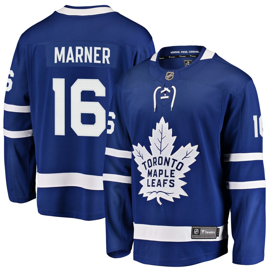 Men's Toronto Maple Leafs Mitchell Marner Fanatics Branded Blue Home Premier Breakaway Player Jersey - ujerseystore