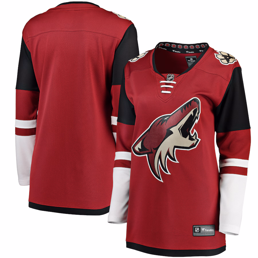 Women's Arizona Coyotes Fanatics Red Breakaway Home Jersey - ujerseystore