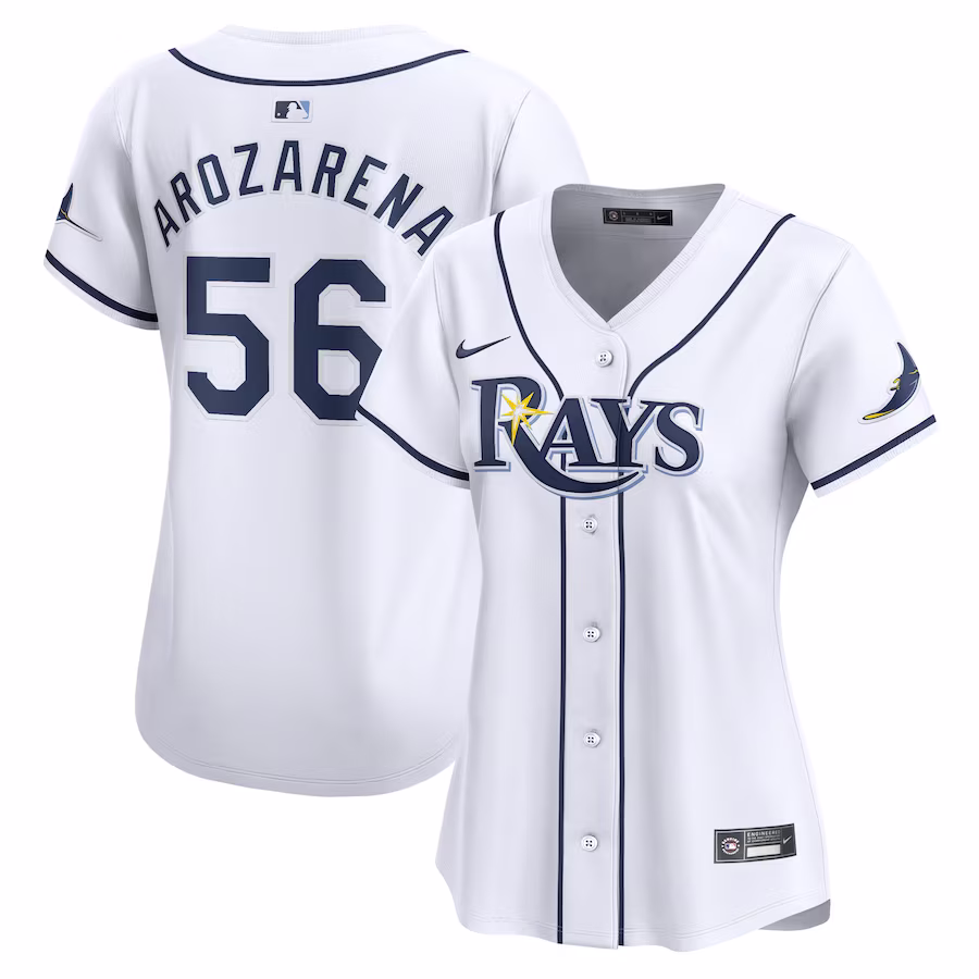 Women's Tampa Bay Rays Randy Arozarena Nike White Home Limited Player Jersey - ujerseystore