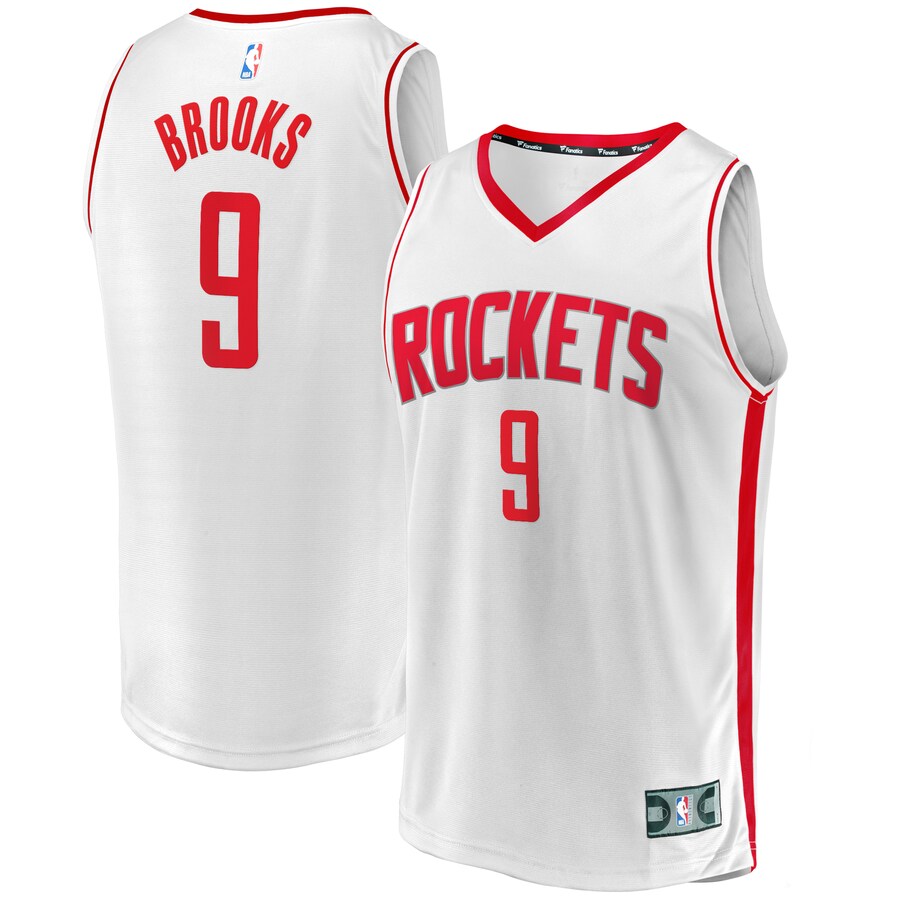 Men's Houston Rockets Dillon Brooks Fanatics White Fast Break Replica Player Jersey - Association Edition - ujerseystore
