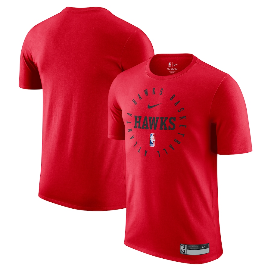 Men's Atlanta Hawks Nike Red 2024/25 Legend On-Court Practice Performance T-Shirt - ujerseystore