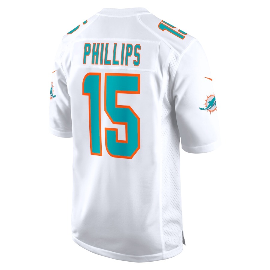 Men's Miami Dolphins Jaelan Phillips Nike  White  Game Jersey - ujerseystore