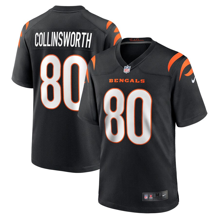 Men's Cincinnati Bengals Cris Collinsworth Nike Black Team Retired Player Game Jersey - ujerseystore