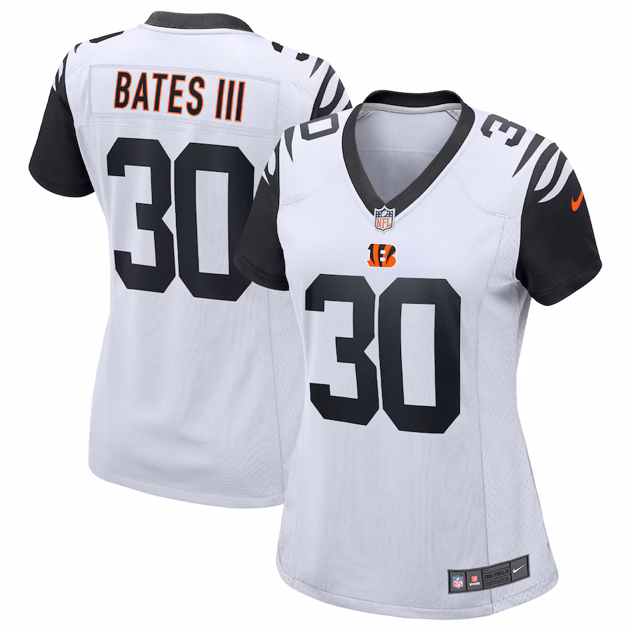 Women's Cincinnati Bengals Jessie Bates III Nike White Player Jersey - ujerseystore