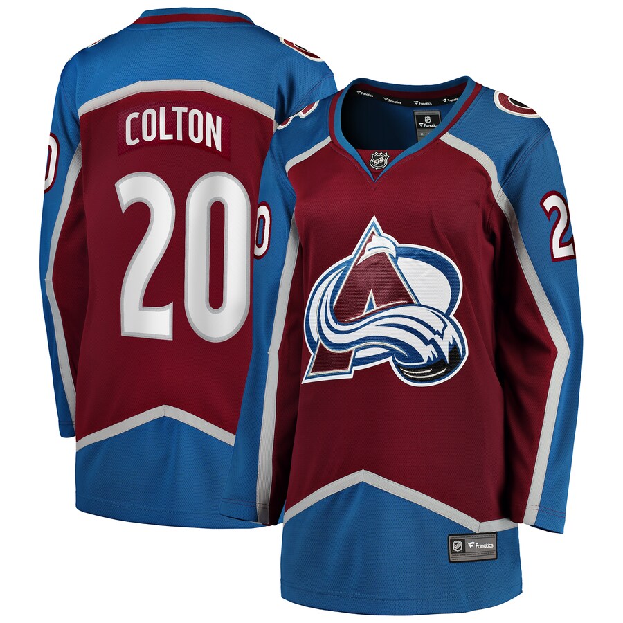 Women's Colorado Avalanche Ross Colton Fanatics Branded Maroon Home Breakaway Player Jersey - ujerseystore