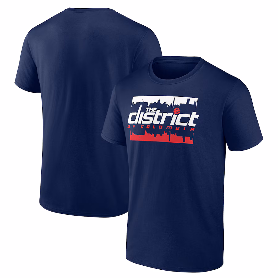 Men's Washington Wizards Navy Timeout T-Shirt - ujerseystore