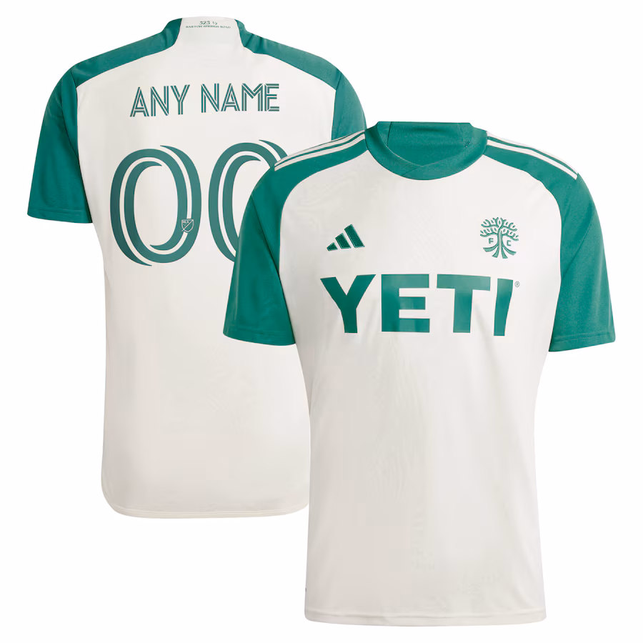 Men's Austin FC  adidas Tan 2024 The Armadillo Kit Replica Custom Jersey - ujerseystore