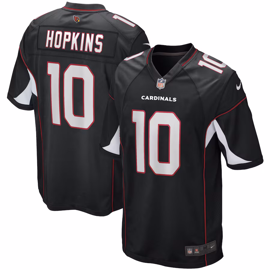Men's Arizona Cardinals DeAndre Hopkins Nike Black Game Jersey - ujerseystore