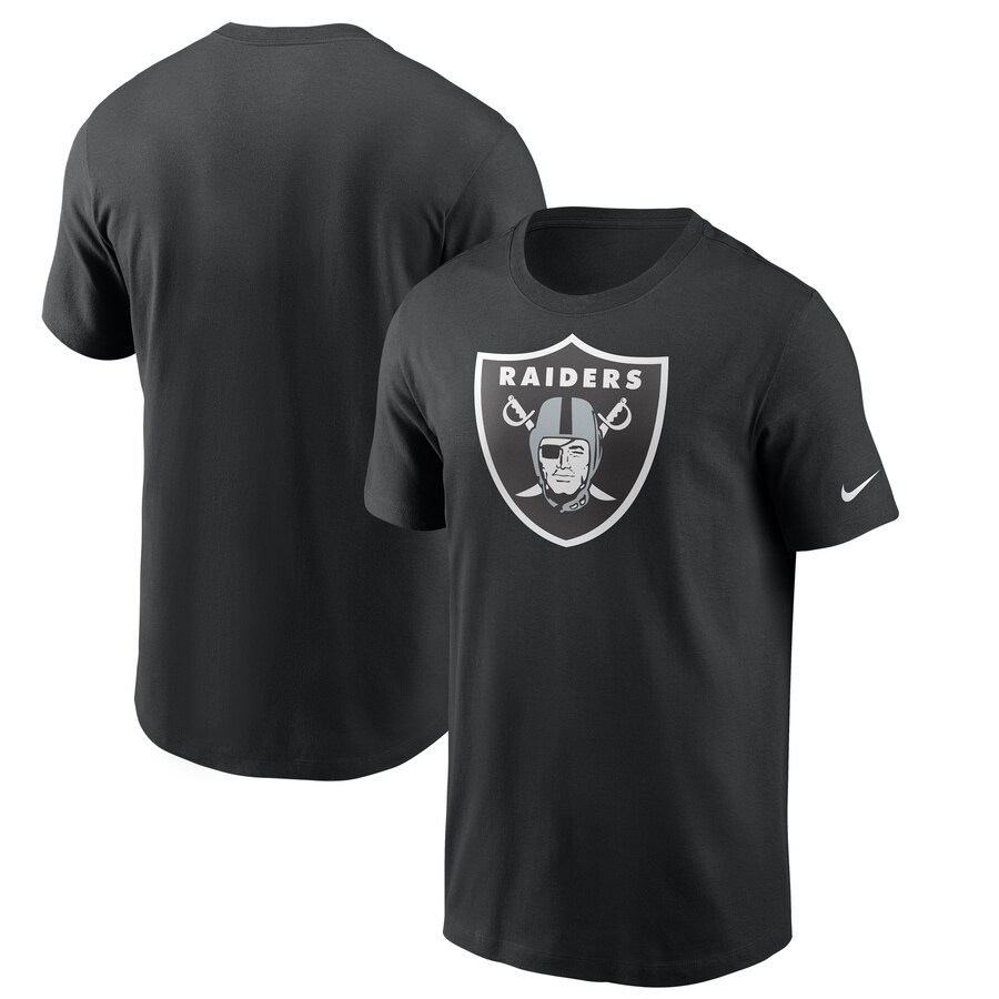 Men's Las Vegas Raiders Nike Black Primary Logo T-Shirt - ujerseystore