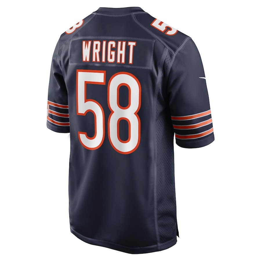 Men's Chicago Bears Darnell Wright Nike Navy 2023 NFL Draft First Round Pick Game Jersey - ujerseystore