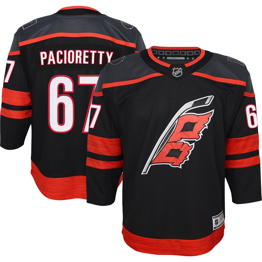 Youth Carolina Hurricanes Max Pacioretty Black 2022/23 Home Premier Player Jersey - ujerseystore
