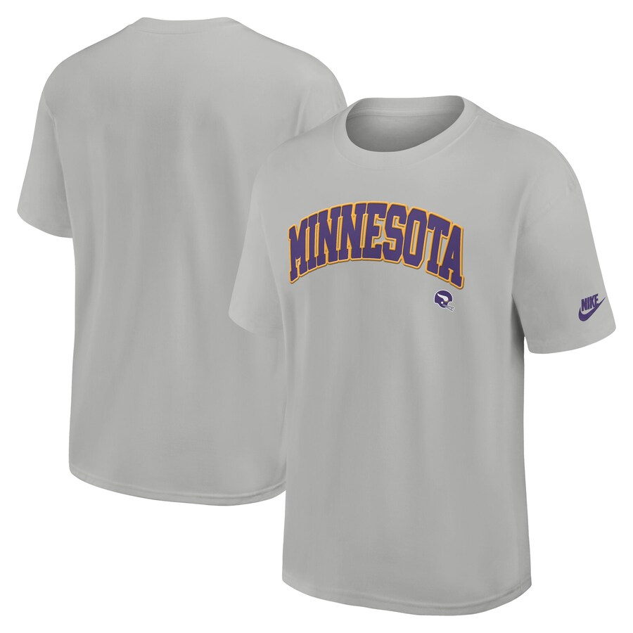 Men's Minnesota Vikings  Nike Silver Rewind Max90 Statement T-Shirt - ujerseystore