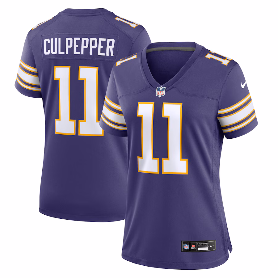 Women's Minnesota Vikings Daunte Culpepper Nike Purple Classic Retired Player Game Jersey - ujerseystore