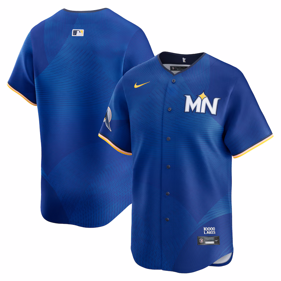 Men's Minnesota Twins  Nike Royal 2024 City Connect Limited Jersey - ujerseystore